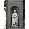 Statue of Andrea Orcagna, the Uffizi Loggia, Florence.