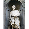 Statua di Donatello, Loggiato degli Uffizi, Firenze.