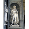 Statue of Pier Antonio Micheli, the Uffizi Loggia, Florence.