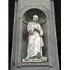Statua di Andrea Cesalpino, Loggiato degli Uffizi, Firenze.
