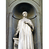 Statue of Accorso, the Uffizi Loggia, Florence.
