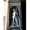 Statue of Francesco Ferrucci, the Uffizi Loggia, Florence.
