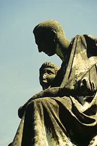 Statua nel Parco Mediceo di Pratolino, Vaglia.