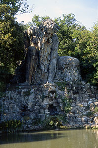Statue of the Apennines, Giambologna, 1579-1580, Medici Park at Pratolino, Vaglia.