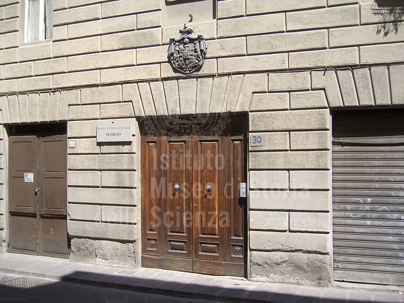 Main entrance to the Demidoff Institute, Florence.