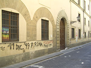 Faade of the Department of Psychology of the University of Florence in Via San Niccol.