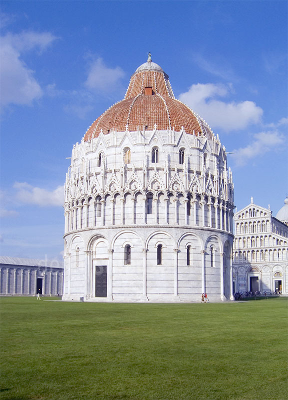 Il Battistero di Pisa.
