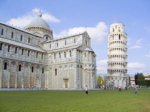 The Cathedral and the Leaning Tower, Pisa.