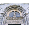 Detail of the exterior of the Cathedral, Pisa.