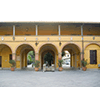 Courtyard of the United Hospitals of Santa Chiara, Pisa.
