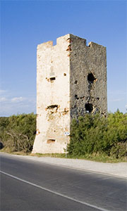 Torre medicea di avvistamento nei pressi della Torre Nuova, San Vincenzo.