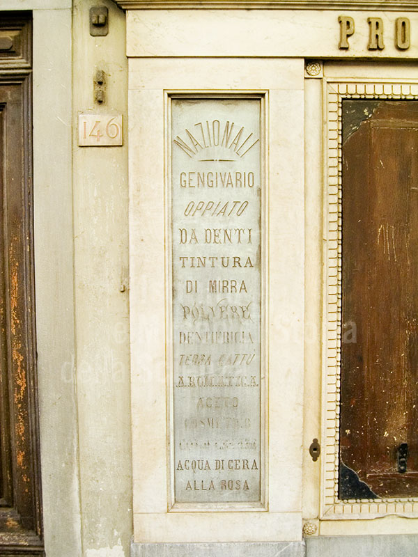 Ancient Pharmacy of San Marco, Florence.