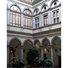 Courtyard of  Palazzo Strozzi, Florence.