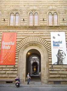 Entrance to Palazzo Strozzi, Florence.