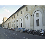 L'esterno del Liceo Classico Michelangiolo, Firenze.