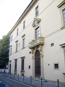 Facade of Palazzo della Gherardesca, Florence.
