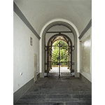 Entrance of Palazzo Caccini, Florence.