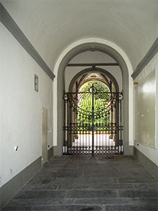 Entrance of Palazzo Caccini, Florence.