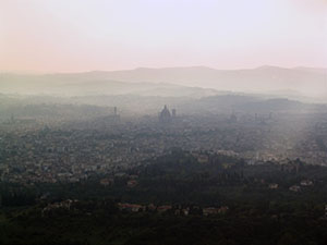 View from Montececeri Park, Fiesole.