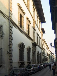 Facade of Palazzo Giugni, Florence.