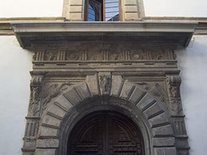 Frieze on the main door of Palazzo Giugni, Florence.