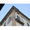 Detail of the facade of Palazzo Capponi, Florence.