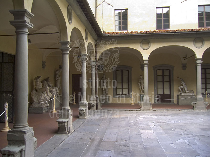 Courtyard of the of the Hospital of San Matteo, Florence.