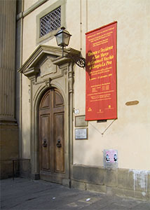 Main door of the Museum of San Marco, Florence.