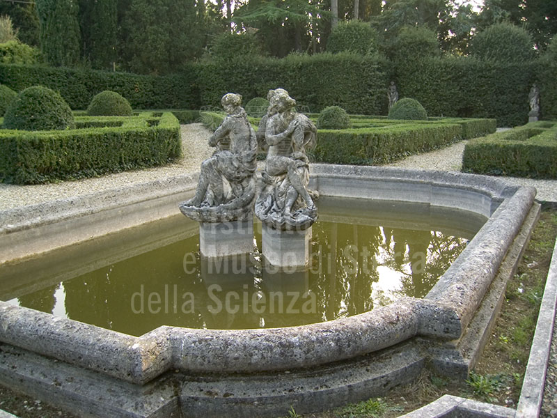 Fountain in the Garden of Villa Schifanoia, Fiesole.