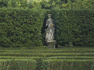 Statue in the Garden of Villa Schifanoia, Fiesole.