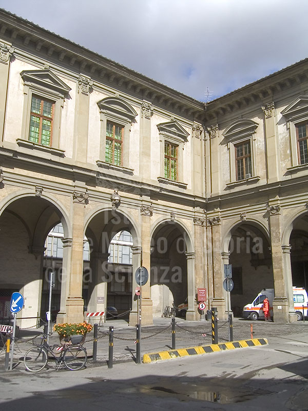 Faade of the  Hospital of Santa Maria Nuova, Florence.