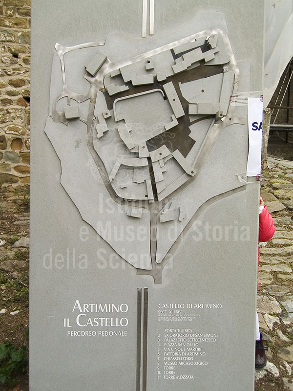 Plan of the town of Artimino (Carmignano).
