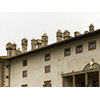 Several of the many chimneys of the Medici Villa "La Ferdinanda" at Artimino (Carmignano).
