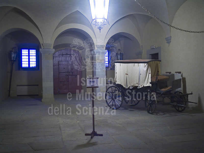 Internal atrium of the Medici Villa "La Ferdinanda".