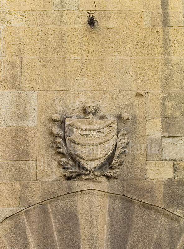 Coat of arms on the facade of Palazzo Guicciardini, Florence.