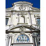 Facciata della Chiesa di Ognissanti, Firenze.