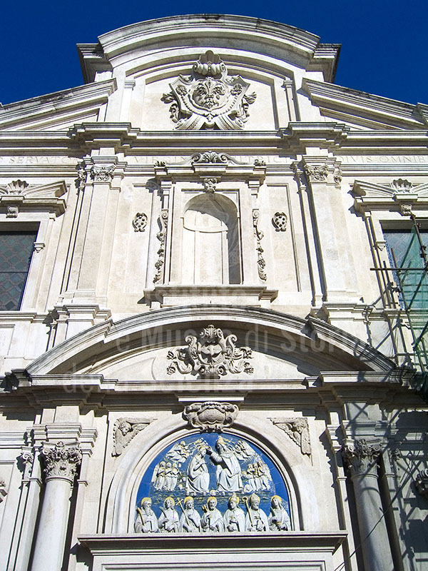 Facade of the Church of Ognissanti, Florence.