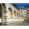Side-wall of the Cloister of Santa Maria Novella, Florence.