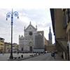 Facade of the Basilica of Santa Croce, Florence.