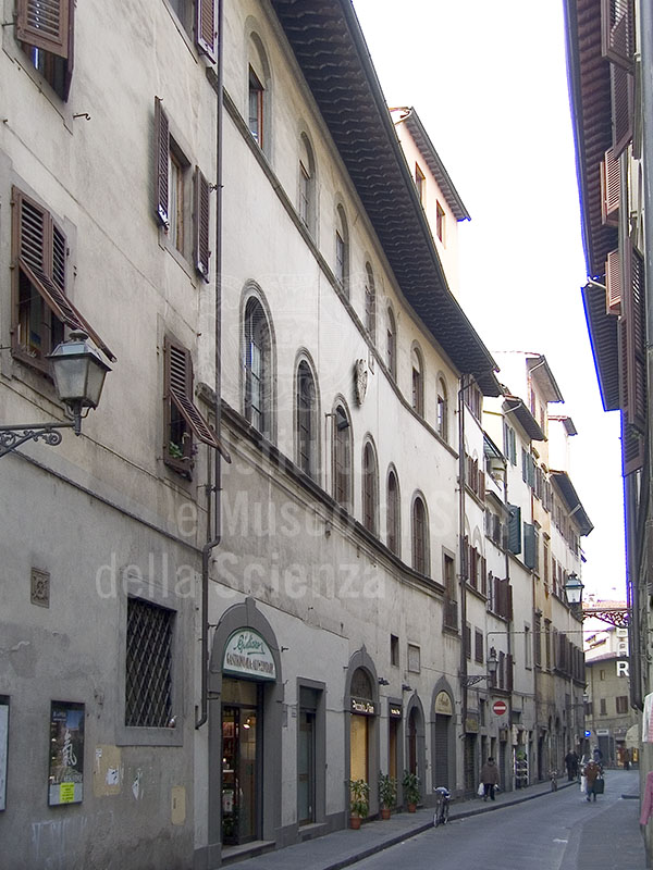 Facade of the house of Giuseppe Barellai, Florence.