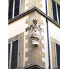 Crest on the Buonarroti House, Florence.