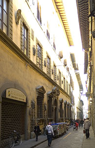 Esterno del Palazzo Valori gi Altoviti, Firenze.