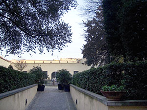 The Garden of Palazzo Vivarelli Colonna, Florence.