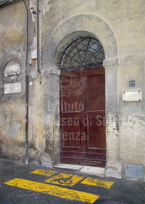Ingresso della Biblioteca Conumale degli Intronati, Siena.