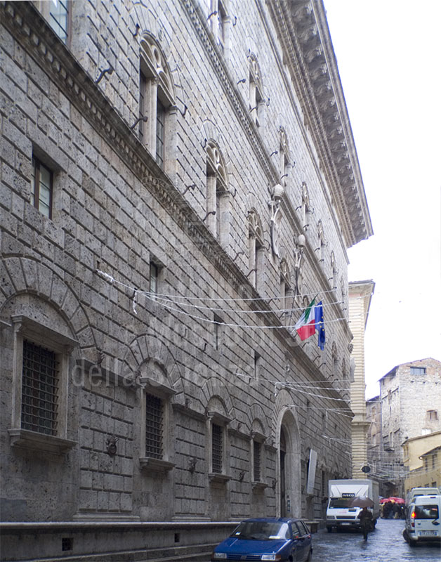 L'esterno dell'Archivio di Stato di Siena.