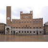 Faade of Palazzo Pubblico, Siena.