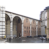 The never completed enlargement of the Cathedral of Siena.