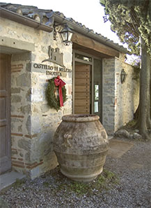 Enoteca del Castello di Meleto, Gaiole in Chianti.