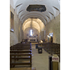 Interior of the Abbey of San Lorenzo at Coltibuono, Gaiole in Chianti.