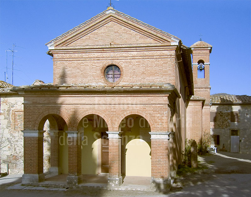 Oratory of SS. Maria, adjoining Brolio Castle (Gaiole in Chianti), whose reconstruction was financed by the Ricasoli family.